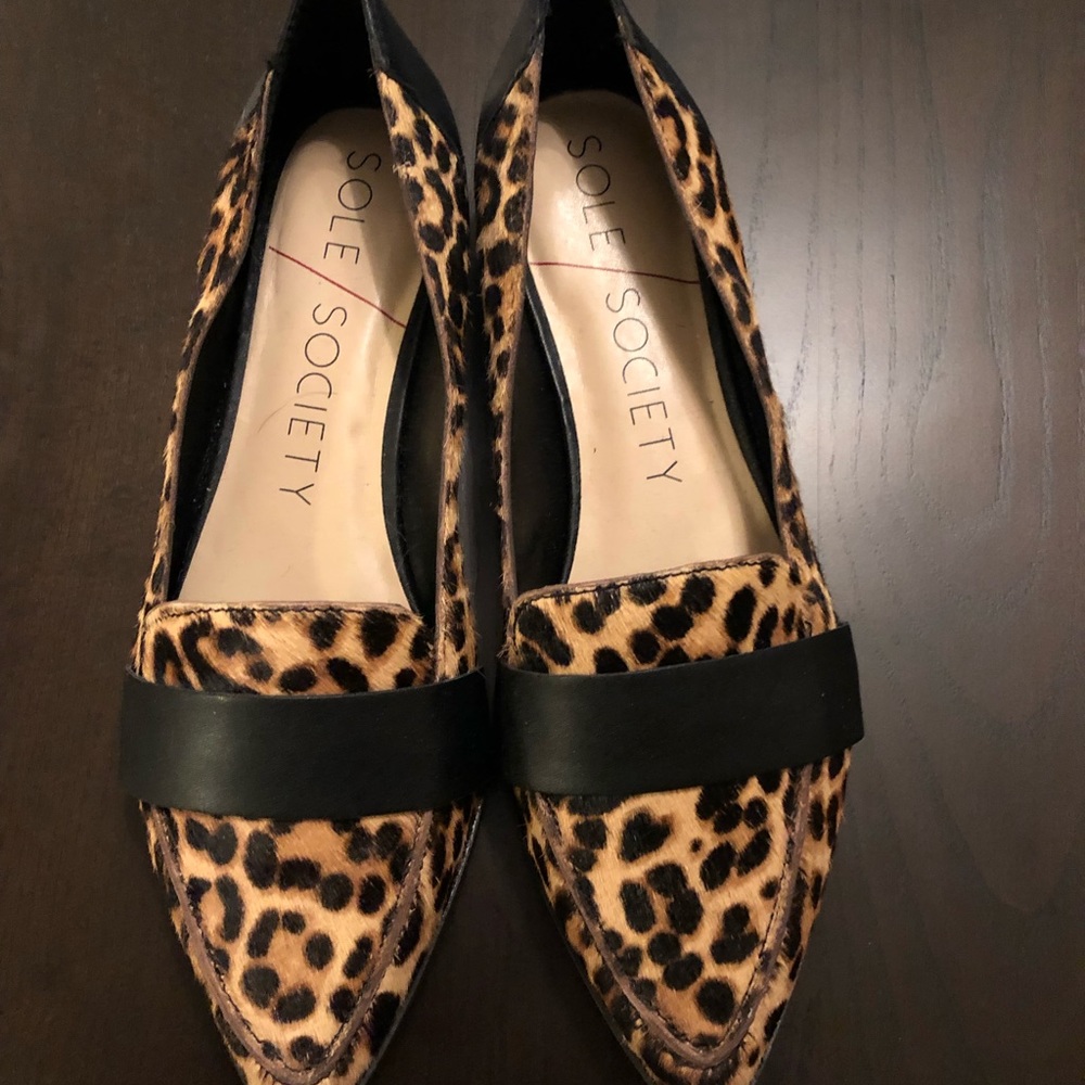 Sole Society Edie Loafer in Leopard